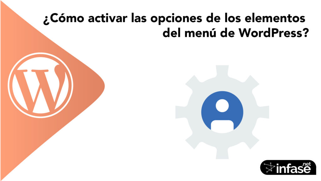 ¿Cómo activar las opciones de los elementos del menú de WordPress?